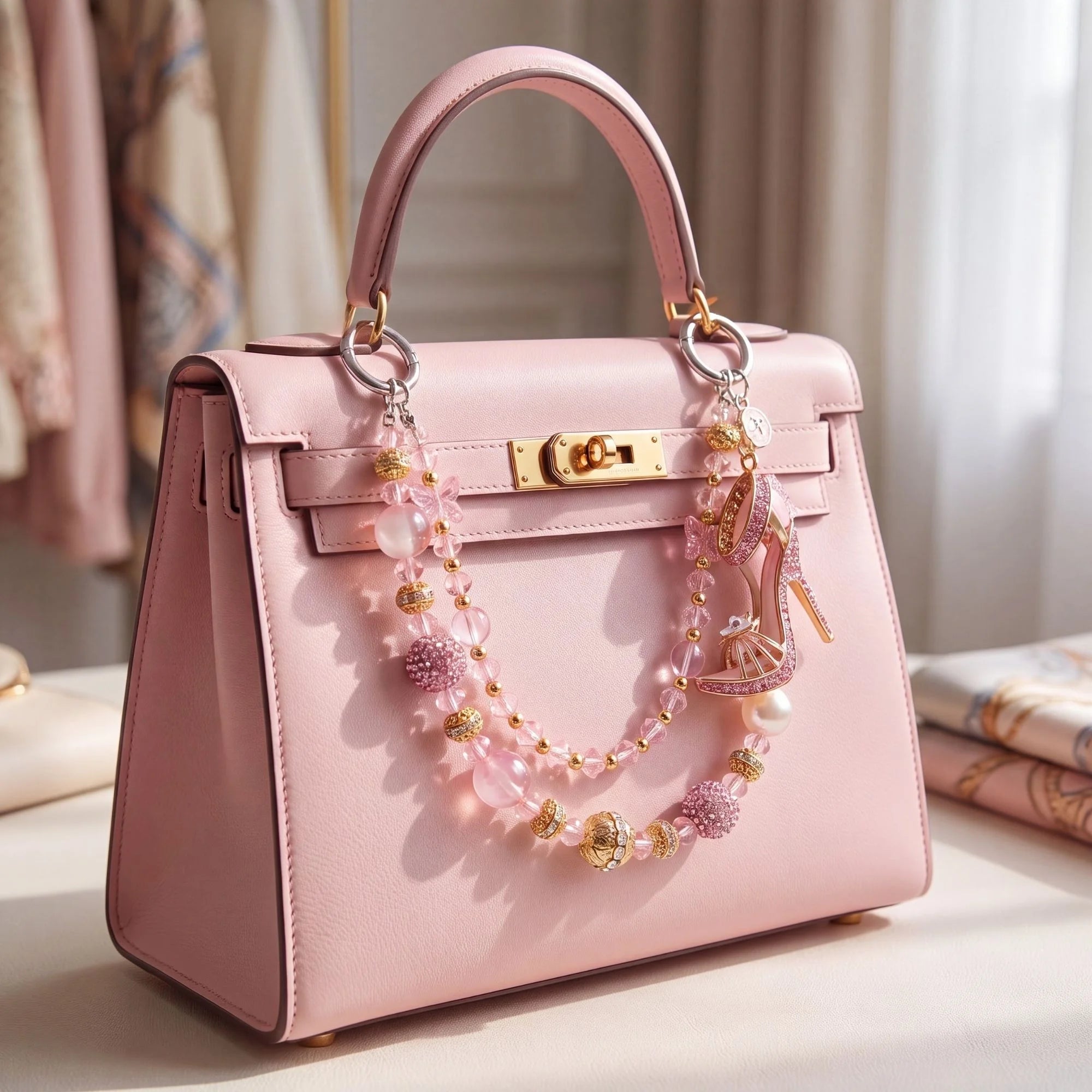 Luxury Feminine Bag Charm | Purse Charm & Handbag Accessory