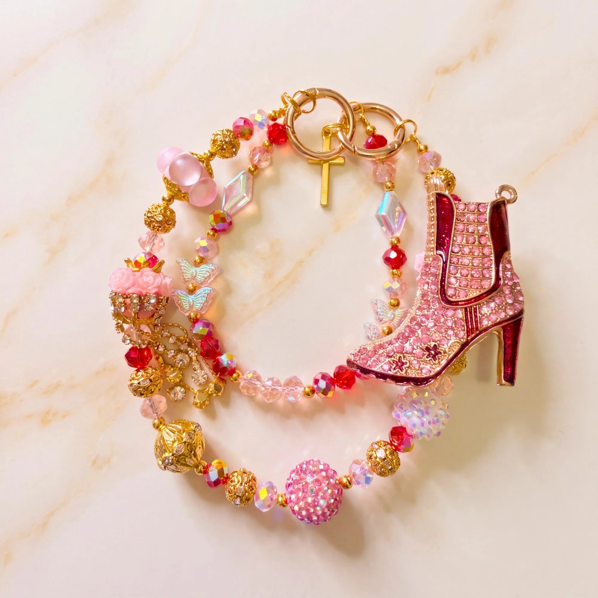 Inspirational Beaded Bag Charm | Purse Charm & Handbag Accessory