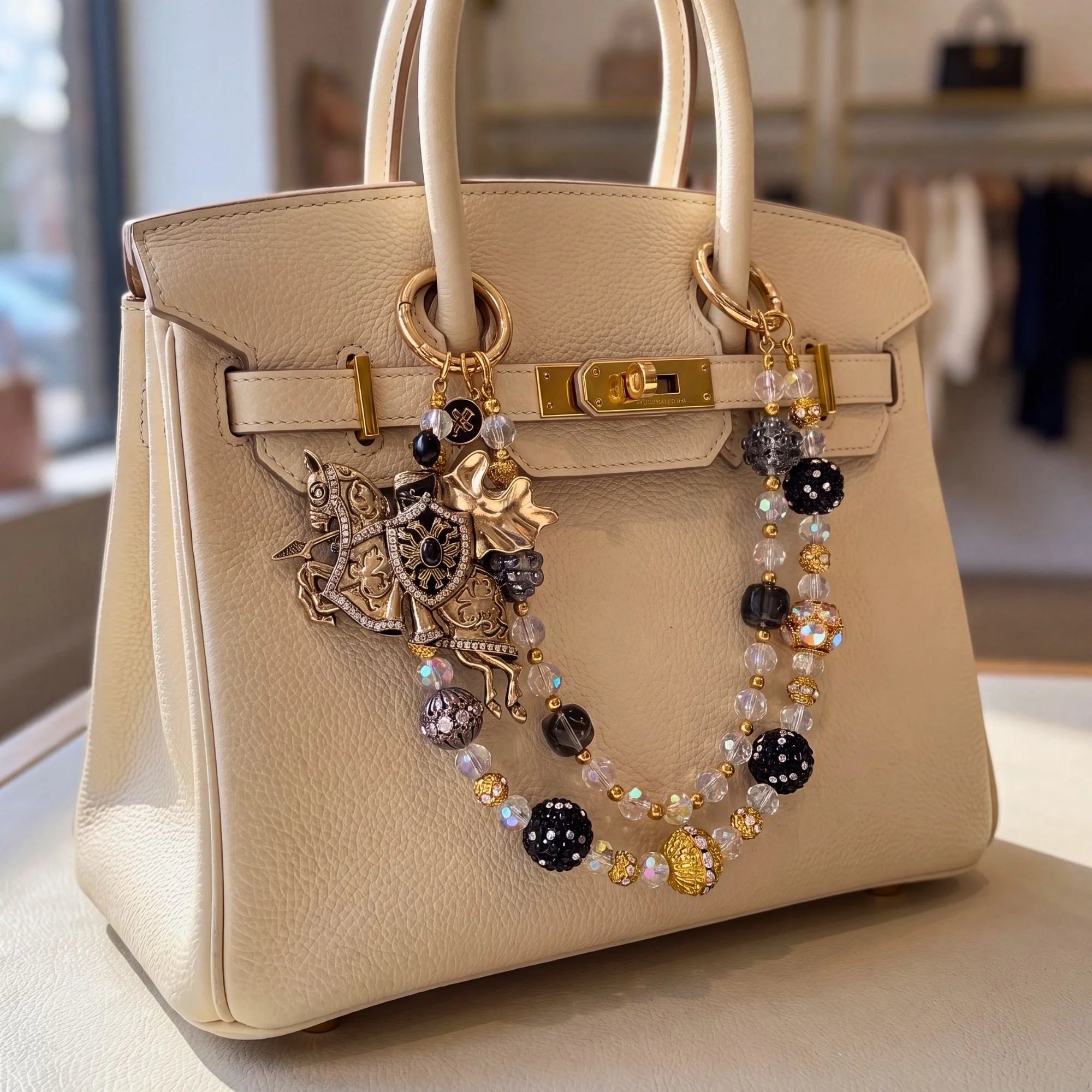 Inspirational Beaded Bag Charm | Purse Charm & Handbag Accessory