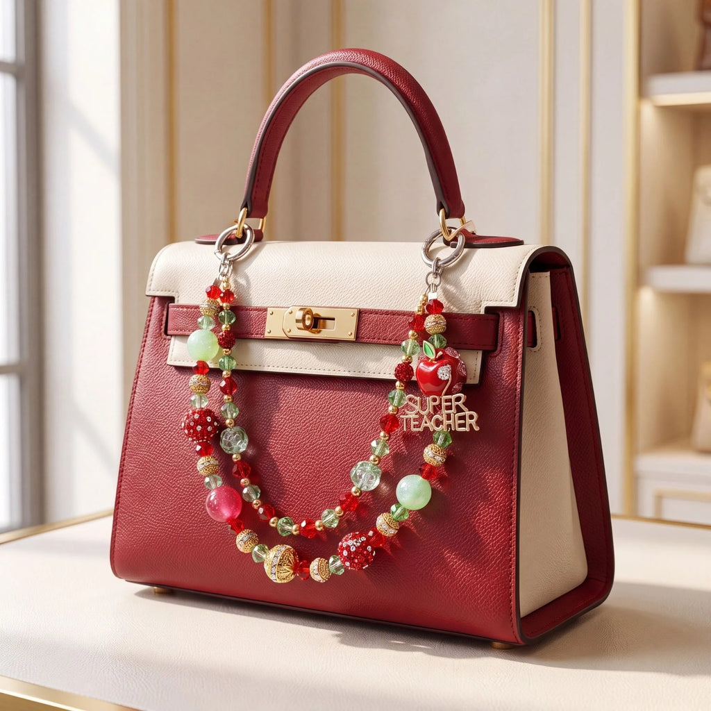Inspirational Beaded Bag Charm | Purse Charm & Handbag Accessory