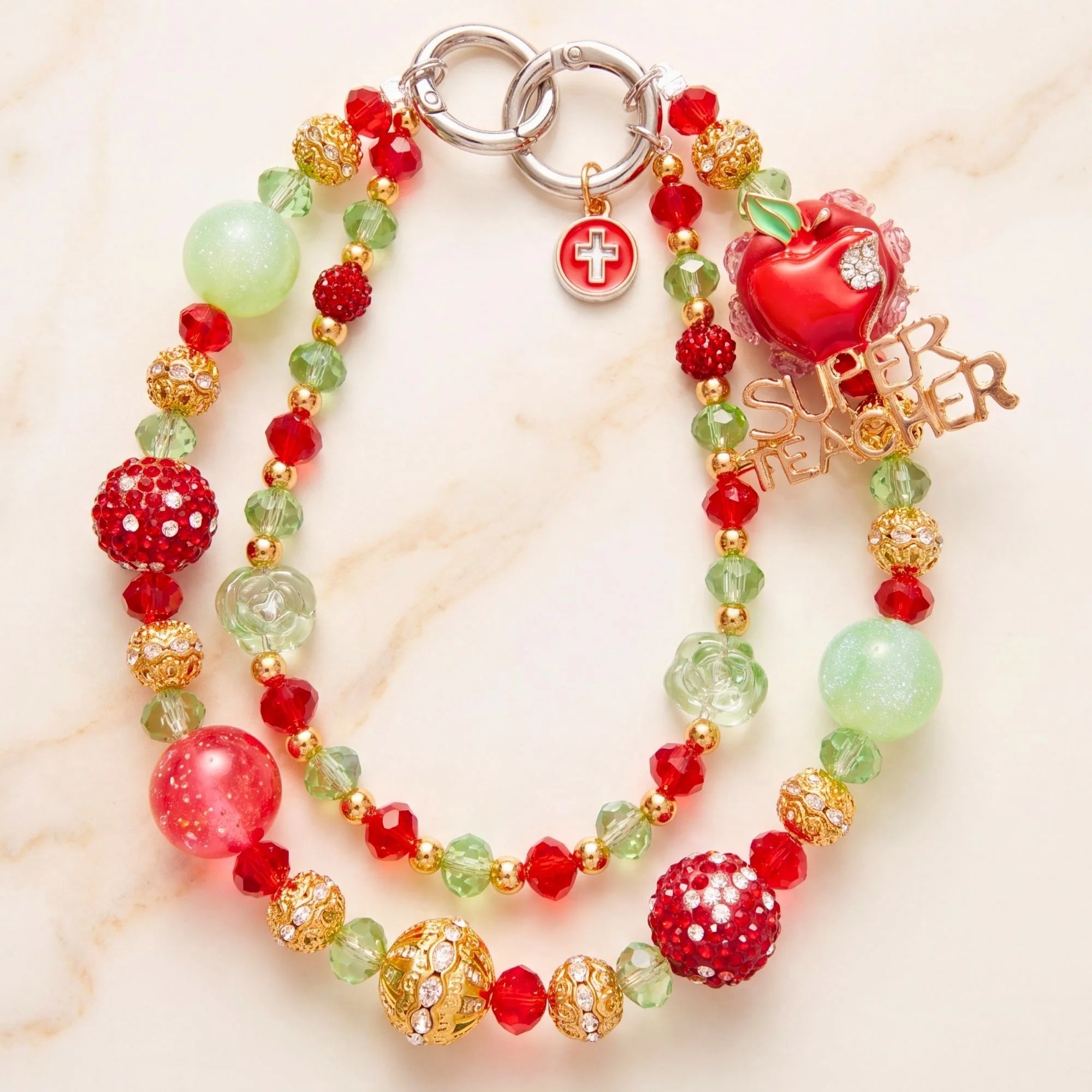 Inspirational Beaded Bag Charm | Purse Charm & Handbag Accessory
