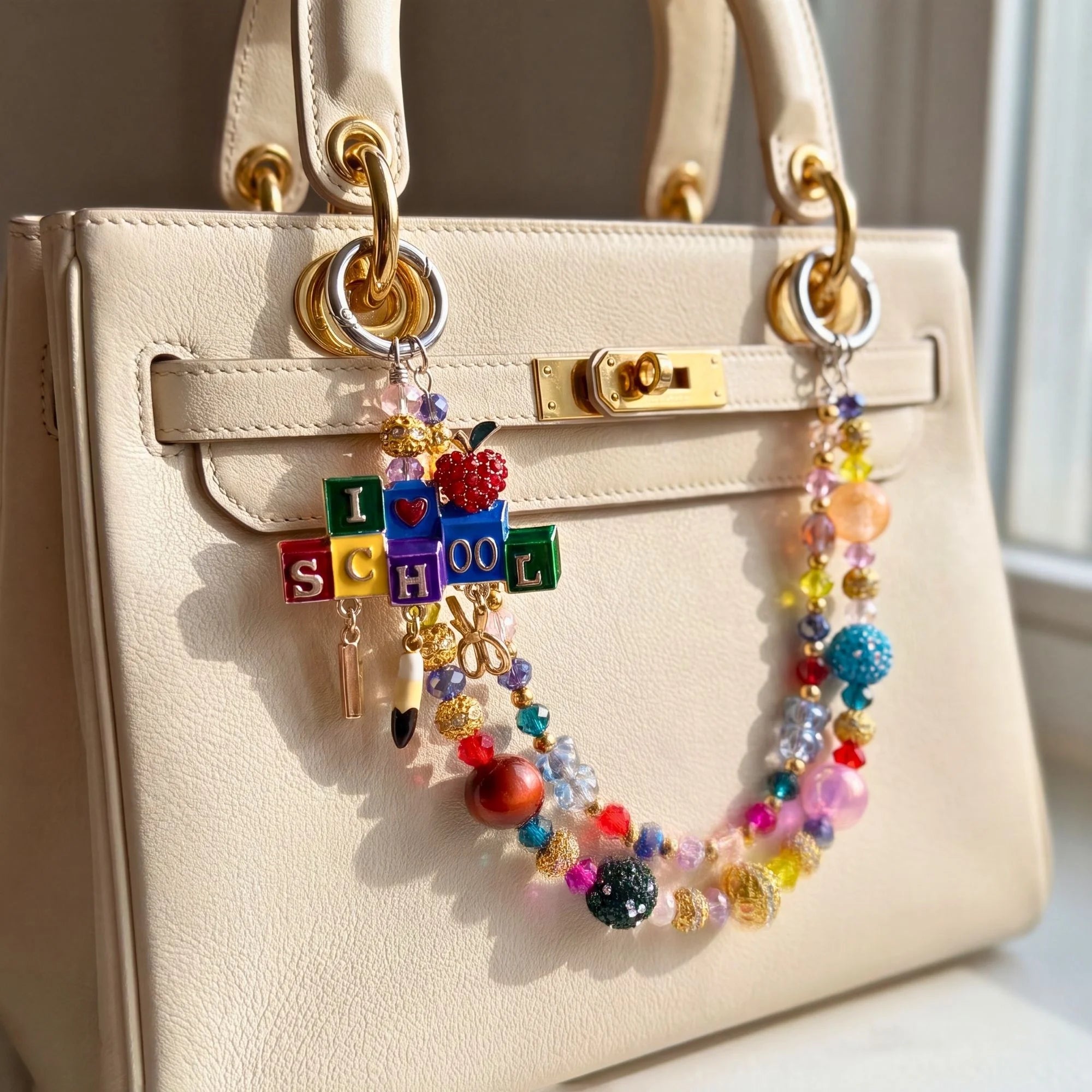 Inspirational Beaded Bag Charm | Purse Charm & Handbag Accessory