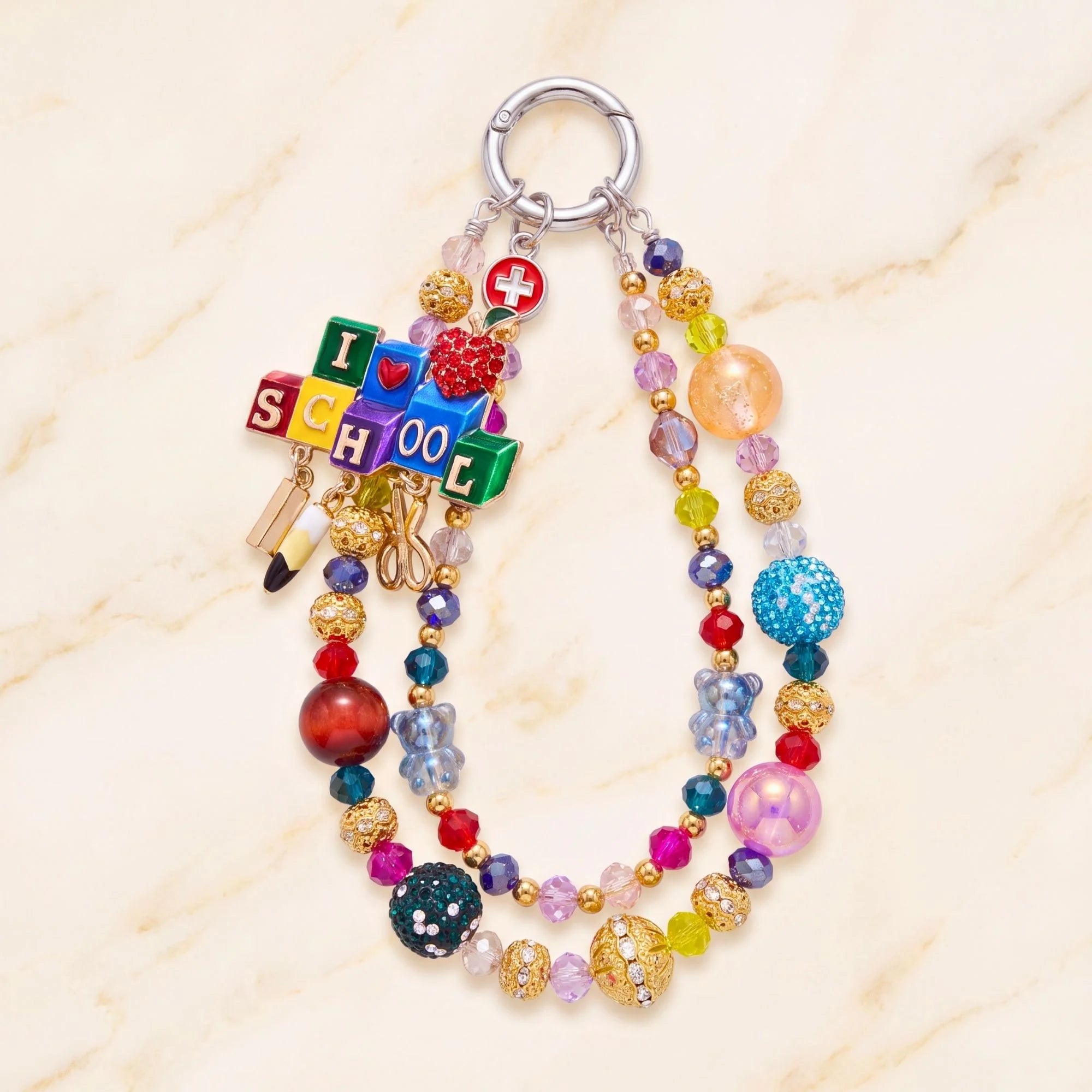 Inspirational Beaded Bag Charm | Purse Charm & Handbag Accessory