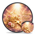 Christian Foldable Fan with Matching Pouch | Inspirational Faith Gift