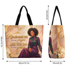 Tote Bag - Remember Me in Your Prayers, Colorful| Christian Inspirational Faith Shoulder Bag | Reusable Shopping Bag | Christian Gift for Women