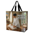 Tote Bag - Prayer Warrior| Christian Inspirational Faith Shoulder Bag | Reusable Shopping Bag | Christian Gift for Women