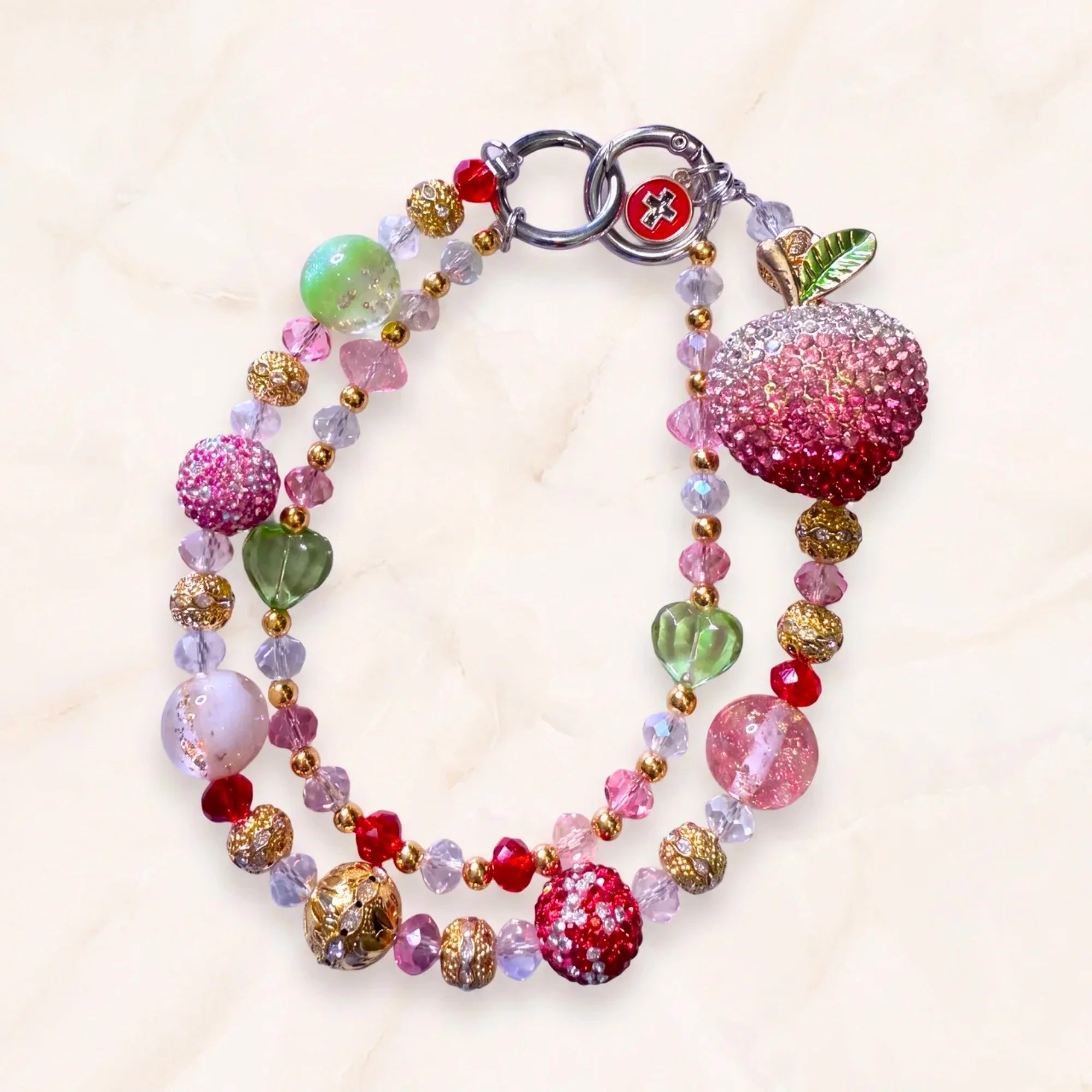 Butterfly & Nature Bag Charm | Butterfly Purse Charm & Beaded Handbag Accessory