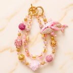 Butterfly & Nature Bag Charm | Butterfly Purse Charm & Beaded Handbag Accessory