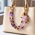 Butterfly & Nature Bag Charm | Butterfly Purse Charm & Beaded Handbag Accessory