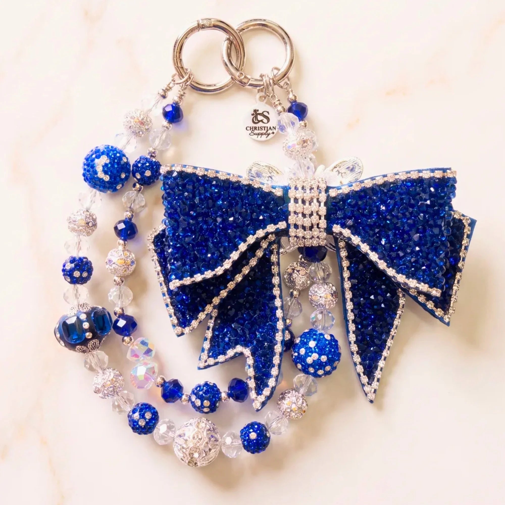 Butterfly & Nature Bag Charm | Butterfly Purse Charm & Beaded Handbag Accessory
