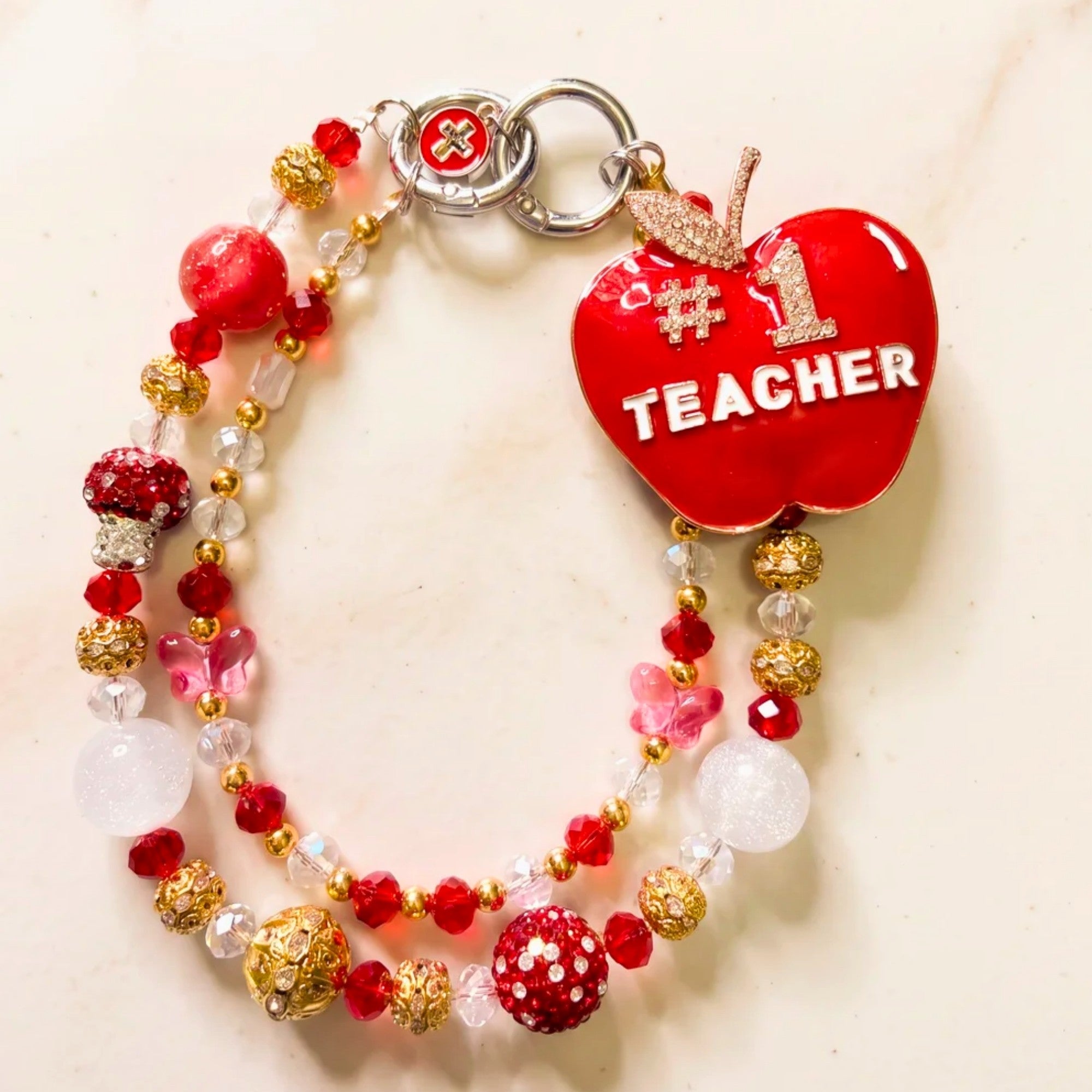 Inspirational Beaded Bag Charm | Purse Charm & Handbag Accessory